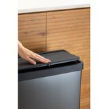 Curver Siv koš za smeti na dotik iz reciklirane plastike 54 l Verto High – | Shoptok.si