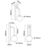 Open Design OR85594 - Kupaonska zidna lampa ERO 1xG9/9W/230V IP44 sjajni hrom | Eponuda.com