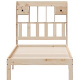Krevet s regalom za knjige bez madraca 100x200 cm borovina | Eponuda.com