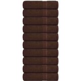 vidaXL Ručnici za ruke 10 kom smeđi 50x100 cm 360 gsm 100 % pamuk | shoptok.hr