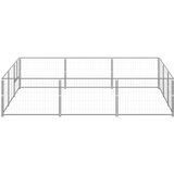  Kavez za pse srebrni 9 m² čelični | shoptok.hr
