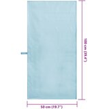  Sportski Ručnici 2 pcs Plava 100 x 50 cm Poliester i poliamid | shoptok.hr