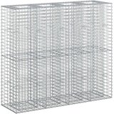  Gabionski uzdignuti krevet 2 pcs Srebrno 170 x 50 x 150 cm | shoptok.hr
