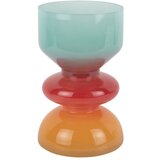 PT LIVING Plava/ružičasta staklena vaza (visina 20,5 cm) Summer Vibes – u