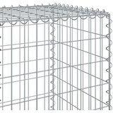vidaXL Gabionska košara s poklopcem 400x50x150 cm pocinčano željezo | shoptok.hr