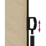  Bočna tenda na uvlačenje bež 140 x 300 cm | shoptok.hr