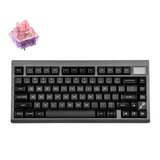  Epomaker TH80 Pro V2 VIA 75% Programabilna Brezžična Igralna Tipkovnica Black Črna / Flamingo Switch, (22153781) Cene