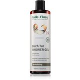 Folk & Flora Birch Tar hranjivi gel za tuširanje 400 ml | shoptok.hr