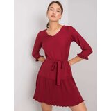 LAKERTA Dress-LK-SK-507733.80P-burgundy | Shoptok.si