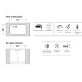 GL sudopera milano 1KO bež 780x460/215 mm | ePonuda.com