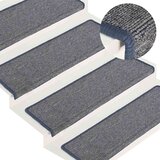  Prostirke za stepenice 30 kom 65x21x4 cm svijetlo sive i plave pravokutne rubove | shoptok.hr