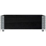  Vrtna sadilica crna 80x60 cm od masivne borovine | shoptok.hr