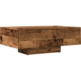 Maison Chic Klubska mizica - kavna mizica - Nizka mizica starinski les 85x55x31 cm inženirski les, (21752766) Cene