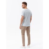Ombre BASIC classic men's tee-shirt with a serape neckline | Shoptok.si