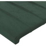  Vzglavje z ušesi temno zeleno 93x23x118/128 cm žamet, (20936160) | Shoptok.si