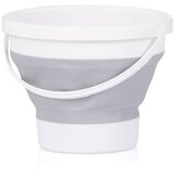 Chipolino sklopiva kadica Bubble Spa s termometrom, kantom i čašom za ispiranje - Grey | shoptok.hr