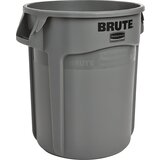 Rubbermaid Univerzalna posoda BRUTE® z okroglim pokrovom, prostornina 75 l, sive barve | Shoptok.si