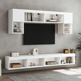 TV ormarić s LED svjetlima bijeli 80x30x30 cm | shoptok.hr