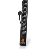 Acar X8 crni produžni kabl sa prenaponskom zastitom 8 uticnica 1.5m | Eponuda.com