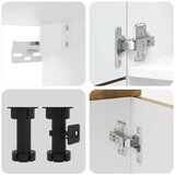  7-dijelni set kuhinjskih ormarića Lucca konstruiranog drva | shoptok.hr