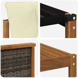  Set vanjskih sofa 8 kom. Prirodna i krem | shoptok.hr
