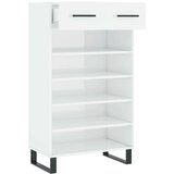 Ormarić Omarica za čevlje visok sijaj bela 60x35x105 cm inženirski les, (20796122) | Shoptok.si