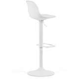 Kave Home Mat bijela barska stolica podesive visine od umjetne kože (visine sjedala 60 cm) Orlando-T – | shoptok.hr