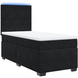 Box spring krevet s madracem crni 90x190 cm baršunasti | shoptok.hr