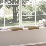  Jastučić za klupu 2 kom. Plišani kord Sivosmeđa Dubina 35 cm | shoptok.hr