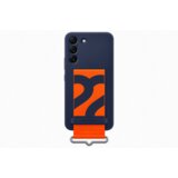 Samsung S22 silikonski ovitek s paščkom, moder | Shoptok.si