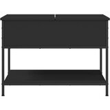  Stolić za kavu crni 70 x 50 x 50 cm konstruirano drvo i metal | shoptok.hr