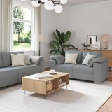 SOFA 2 pcs Svijetlo siva 219 x 80 x 82 cm tkanina | shoptok.hr