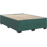 vidaXL Krevet s oprugama i madracem tamnozeleni 160x200 cm baršunasti | shoptok.hr