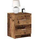  Noćni ormarići 2 kom s 2 ladice staro drvo 40x36x50 cm | shoptok.hr