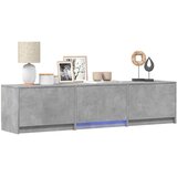TV ormarić s LED rasvjetom Betonsko Siva 165 x 34 x 40 cm | shoptok.hr