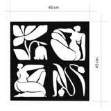 WALLXPERT decorative object figura metal decorative aitus black | ePonuda.com