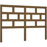  Posteljno vzglavje medeno rjavo 156x4x100 cm trdna borovina, (20644558) | Shoptok.si