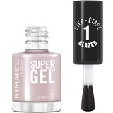 Rimmel London Super Gel gel lak za nohte brez uporabe UV/LED lučke odtenek 107 Glazed Out 12 ml | Shoptok.si