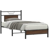 vidaXL Okvir kreveta bez madraca smeđa boja hrasta 80x200 cm drveni | shoptok.hr