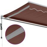 Tenda na automatsko uvlačenje smeđa 400 x 300 cm | shoptok.hr