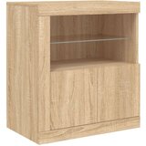 vidaXL Komoda z LED lučkami sonoma hrast 162x37x67 cm | Shoptok.si