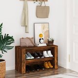  Stalak za cipele boja hrasta 75x35x45 cm konstruirano drvo | shoptok.hr
