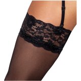 Cottelli svilenkaste samostojeće čarape (crne) - M | shoptok.hr