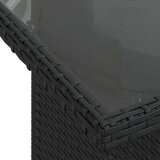  Vrtna sedežna garnitura 9-delna z blazinami črn poli ratan, (21146563) | Shoptok.si