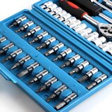  Retoo O651 set nasadnih ključeva i bitova 46 dijelova – 1/4", račna, nastavci i kofer | shoptok.hr