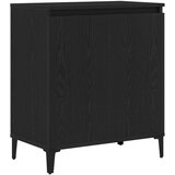 Komoda Crna Hrastovina 60x35x70 cm Odgovarajući Drvo | shoptok.hr