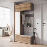 Livetastic PREDSOBA antracit, barva kostanjevega hrasta | Shoptok.si