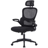 MID.YOU pisarniški stol kovina, umetna masa, tekstil črna | Shoptok.si