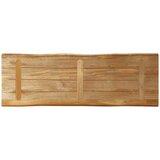 Stolna ploča sa živi rub 140x40x2,5cm masivno grubo drvo manga | shoptok.hr