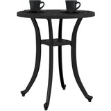  Vrtni stol crni Ø48x53 cm od lijevanog aluminija | Eponuda.com